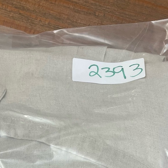 J. Jill Love Linen women’s size XS extra small Button Down Shirt oatmeal - Picture 9 of 9